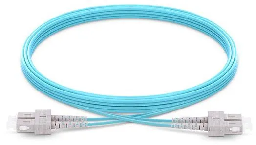 SC UPC SC UPC duplex OM4 páncélozott PVC (OFNR) patch kábel